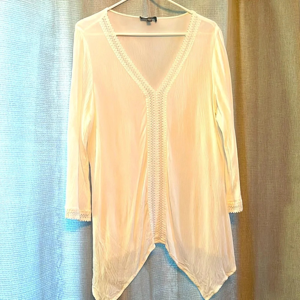 Neiman Marcus size large gauze, tunic, excellent condition